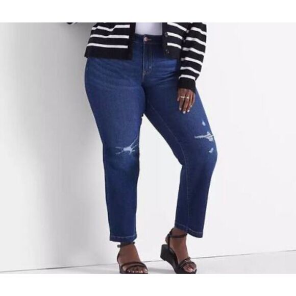Lane Bryant flex magic mid rise signature straight leg jeans size 16 - Picture 13 of 13